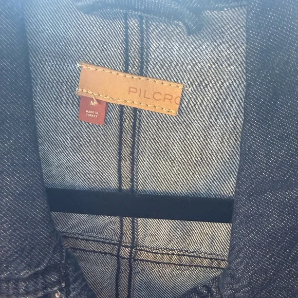 NWT Anthropologie Pilcro Draped Denim Duster Jacket - Picture 4 of 6